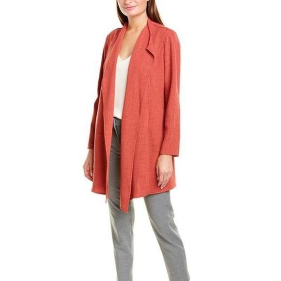 Anne Klein Jackets & Blazers - Anne Klein Drape Front Jacket Cinnamon NWT, Large